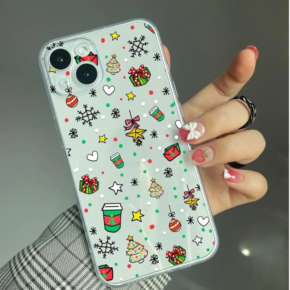 Christmas Tree Pattern Phone Cases - Picture 2 of 3